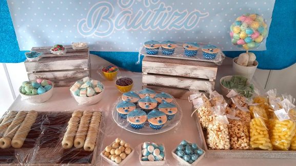 comida de chuches para el bautizo en hacienda romero